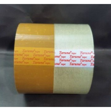 

Lakban isolasi OPP Cokelat Bening 2 inch x 90 Yard / Tape Isolasi