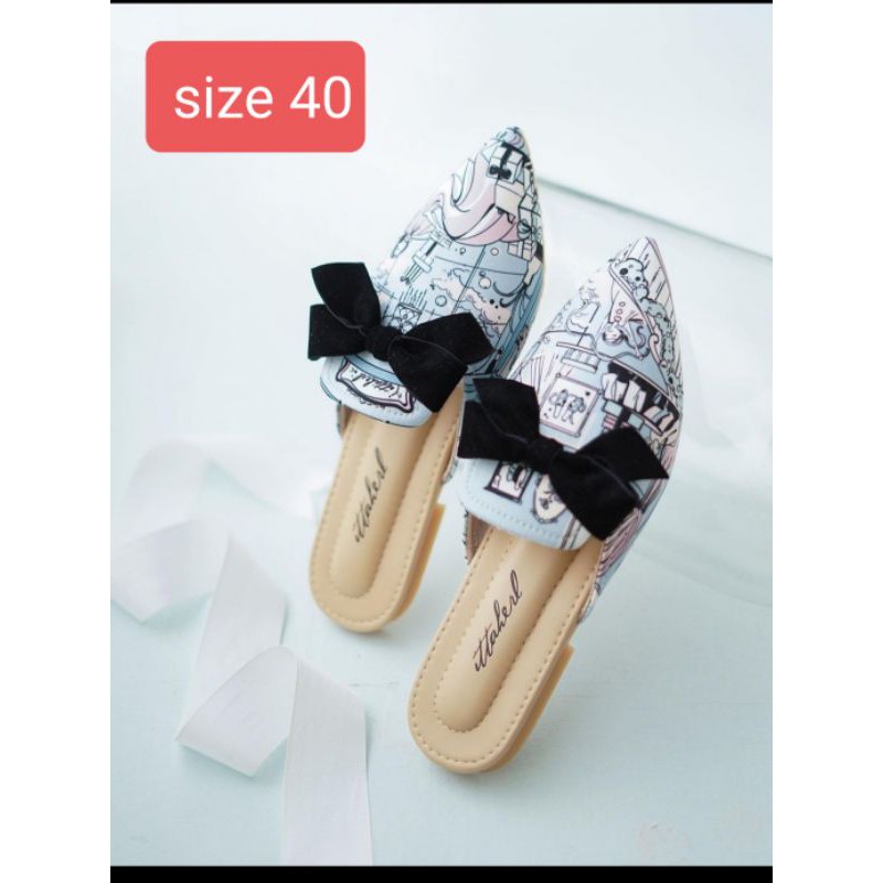 ittaherl joy mules pointy mint size 40