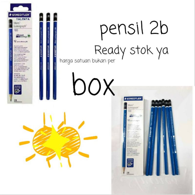 Jual PENSIL 2B MEREK STAEDTLER | Shopee Indonesia