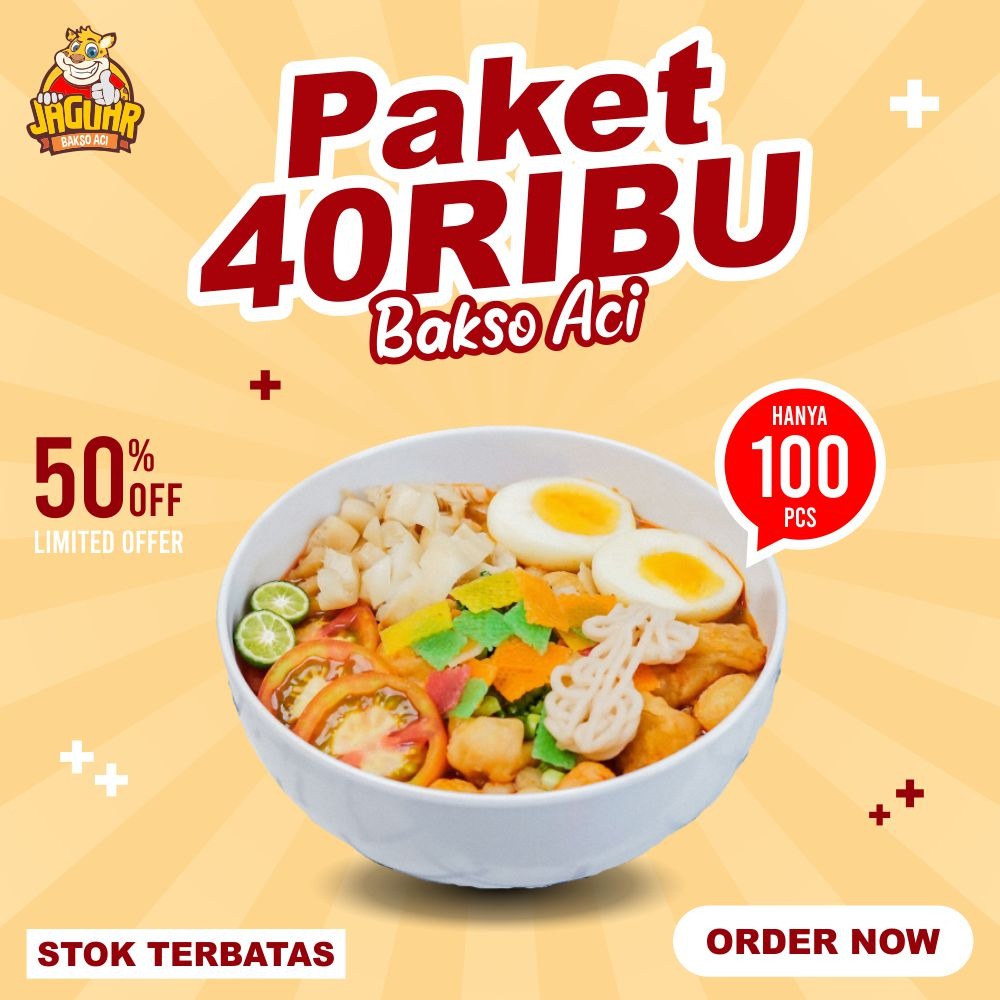 PAKET PROMO BASO ACI 5 PCS HANYA 40 RIBU BASO ACI JAGUAR PEDAS TERLEZAT BAKSO ACI TULANG RANGU