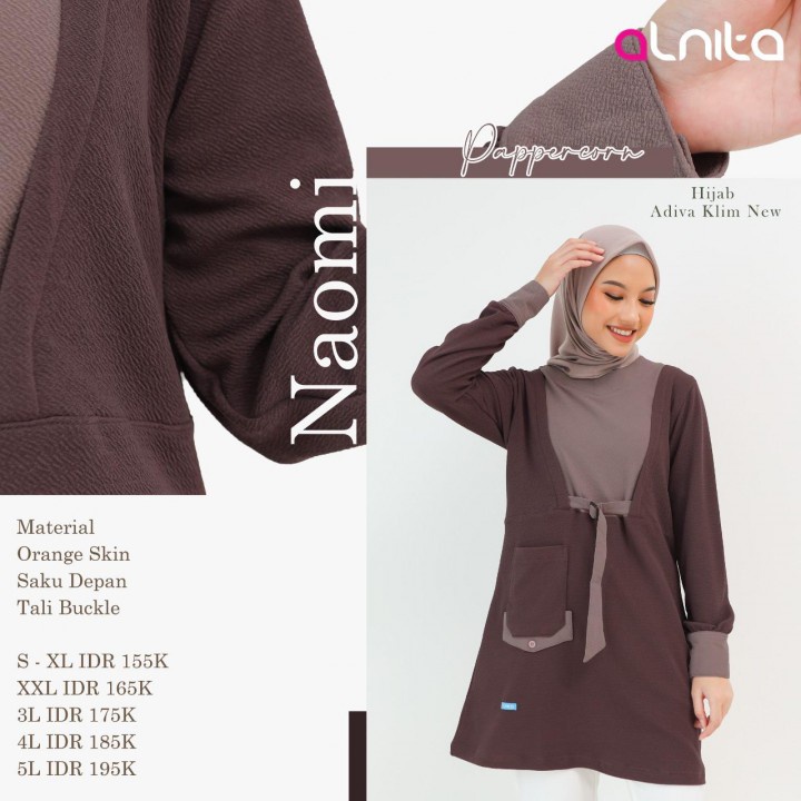[NEW] NAOMI NIBRAS ATASAN TERBARU 2022 NIBRAS ATASAN WANITA/ATASAN MUSLIM/PAKAIAN WANITA