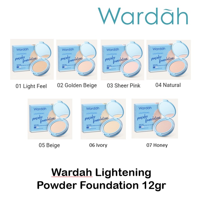 ☘️Yuri Kosmetik☘️ Wardah Lightening Powder Foundation / Wardah Bedak / Wardah Bedak Sama Tempat / Expired 2024