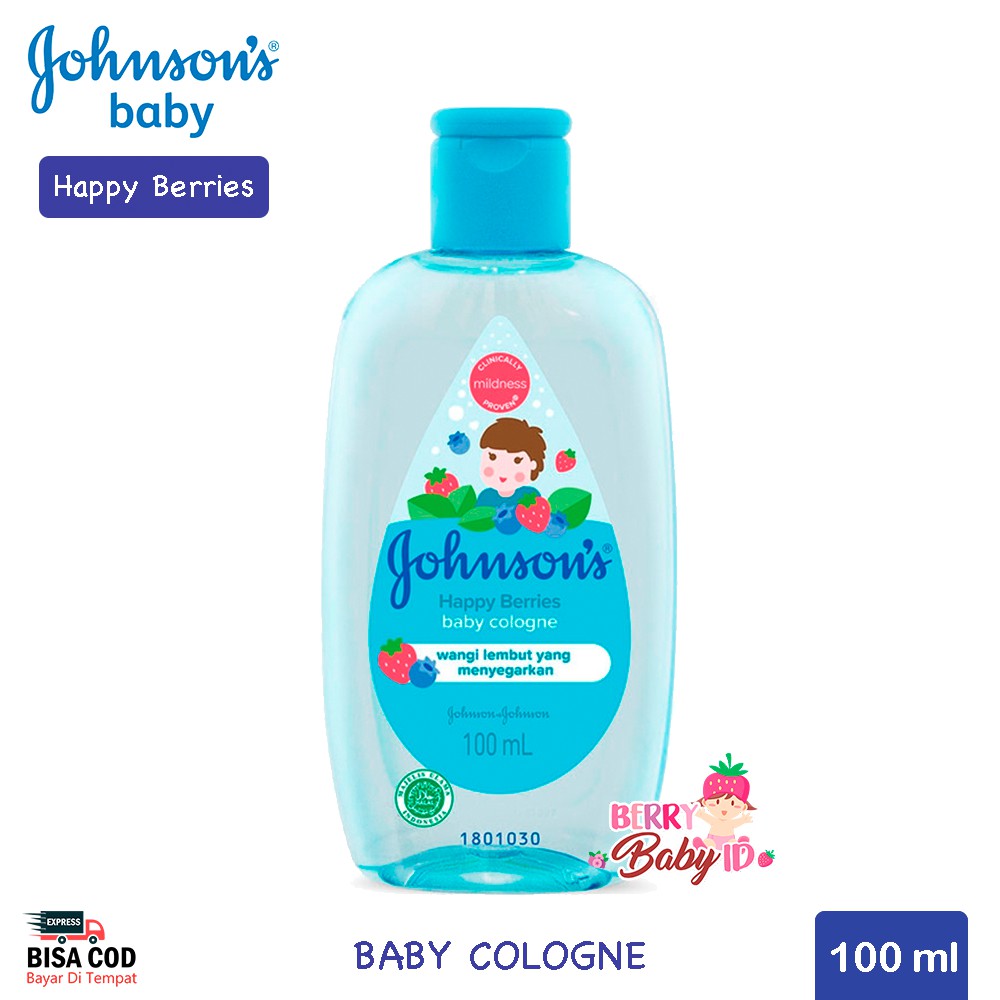 Johnson's Baby Cologne Parfum Bayi Anak Minyak Wangi 100ml Johnson's Berry Mart