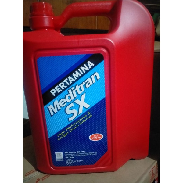 Oli Pertamina Meditran SX 15W-40 Oli Mobil (10 liter)