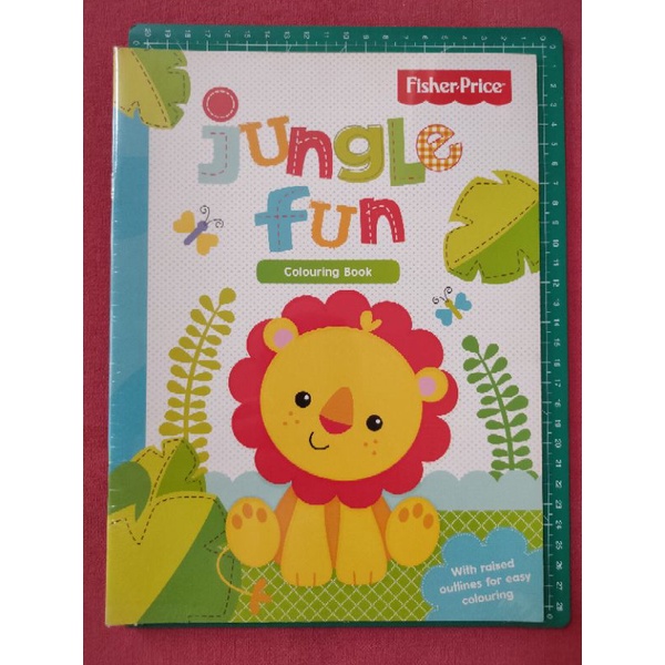 Fisher price jungle fun colouring book