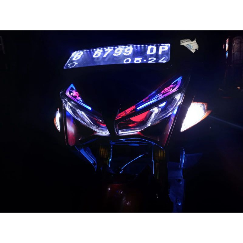 aerox old hexaframe biled aes n foglamp 4 lensa paket komplit bkn vahid aes beebot