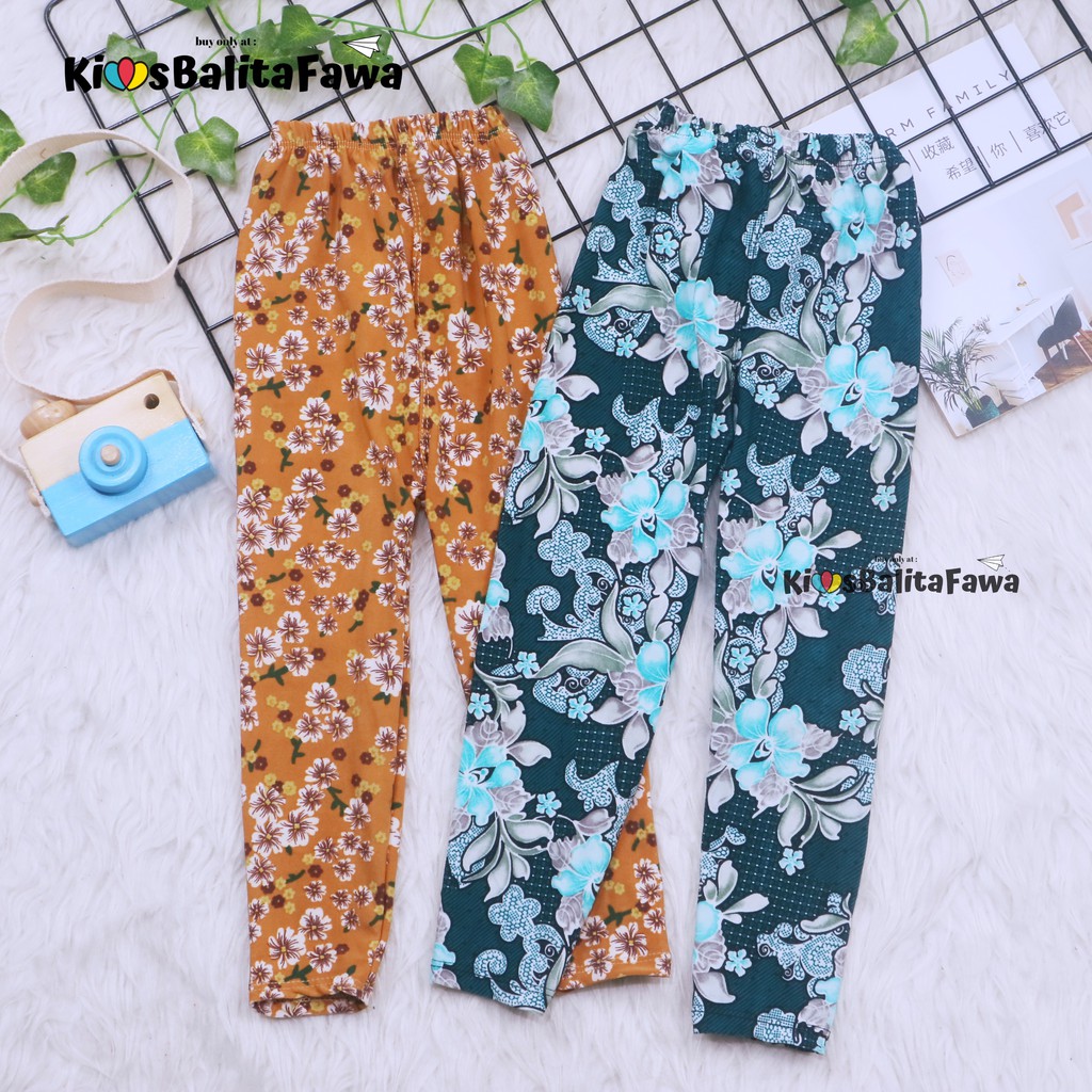 Legging Carlissa 3-4 Tahun / Celana Panjang Cewek Balita Fashion Kids Murah Leging Anak Perempuan