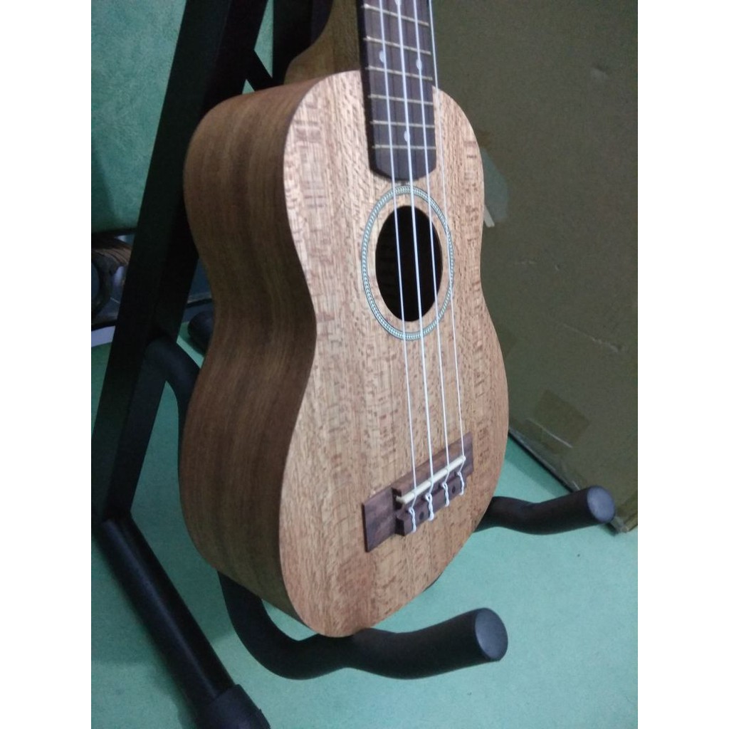 Ukulele Soprano Merk Shelby Original Tipe UK-21 NS Warna Natural Bonus Tas Senar Pick Murah Jakarta