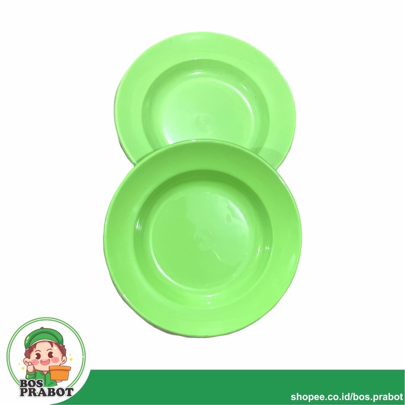 PIRING MAKAN 9INCH / PIRING MAKAN BULAT SEMI MELAMIN TEBAL BERKUALITAS / PIRING CANTIK / PIRING WARNA WARNI / PIRING MAKAN TEBAL / PIRING MAKAN MURAH HIGH QUALITY / PIRING MELAMIN BULAT 23CM / PIRING MAKAN SERBAGUNA / PIRING TEBAL TAHAN PANAS-HIJAU