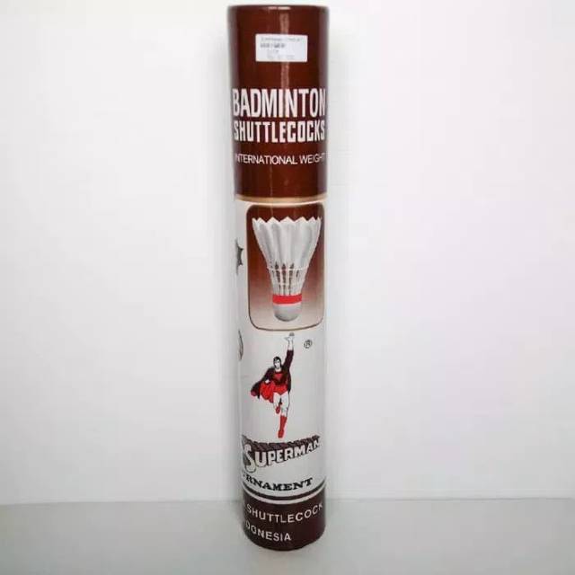 Shuttlecock Superman Coklat / Kok Badminton Superman Coklat