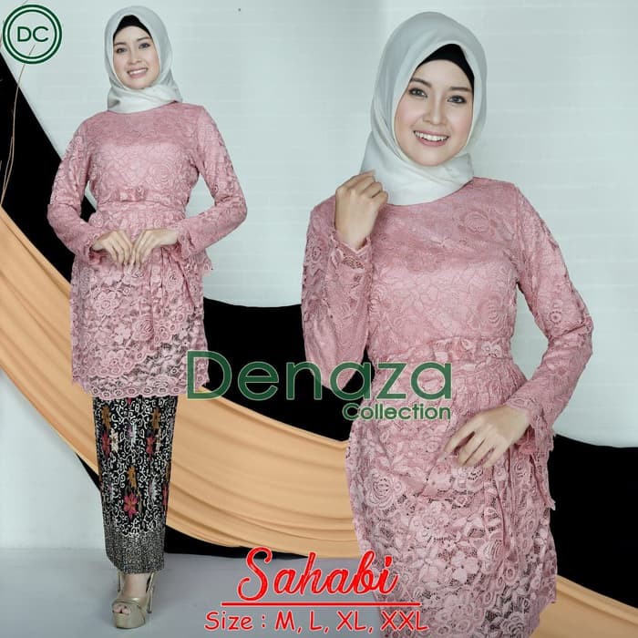 kebaya terbaru stelan kebaya brukat sahabi new