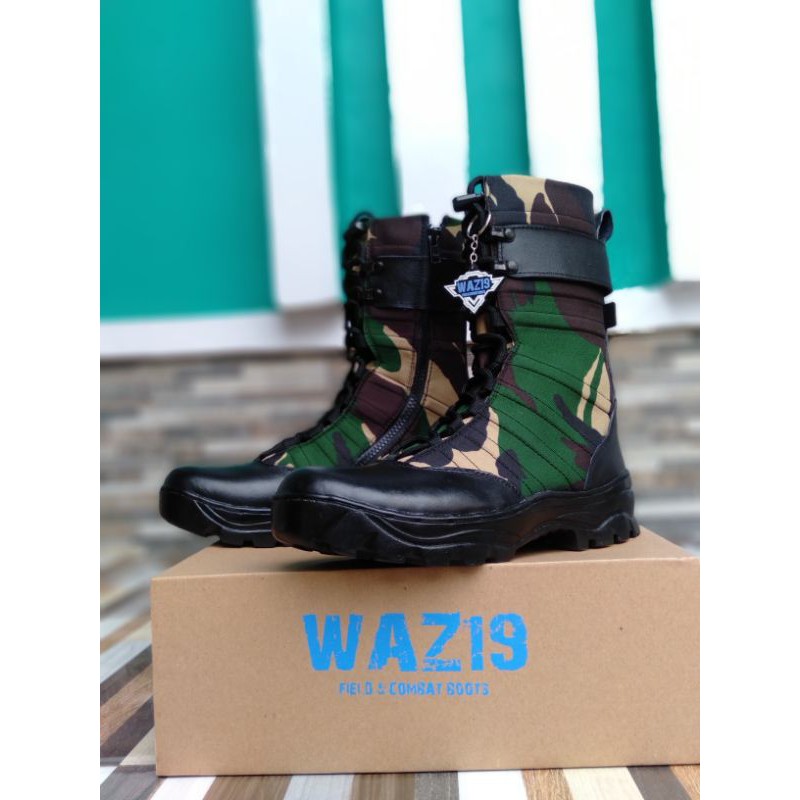 Sepatu pdl TNI motif loreng Malvinas