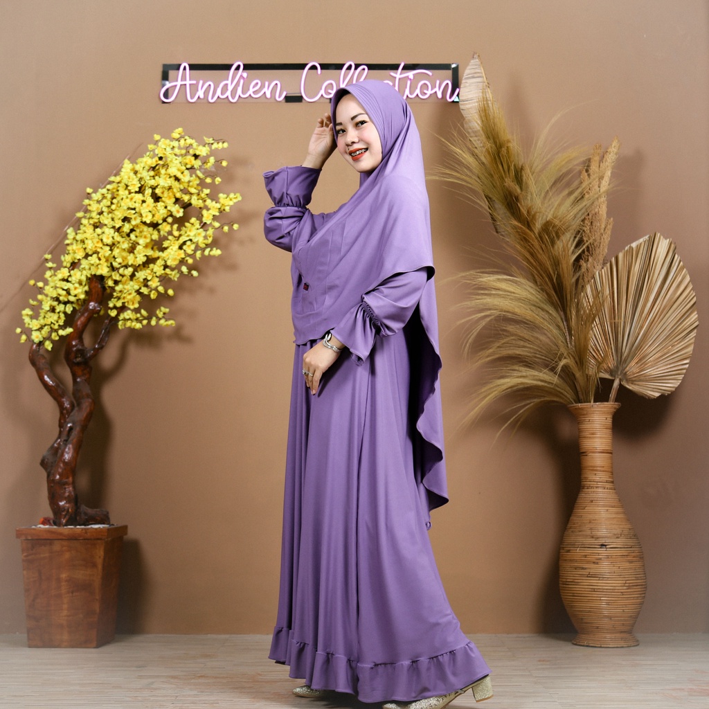 Syabiya gamis set hijab syar'i