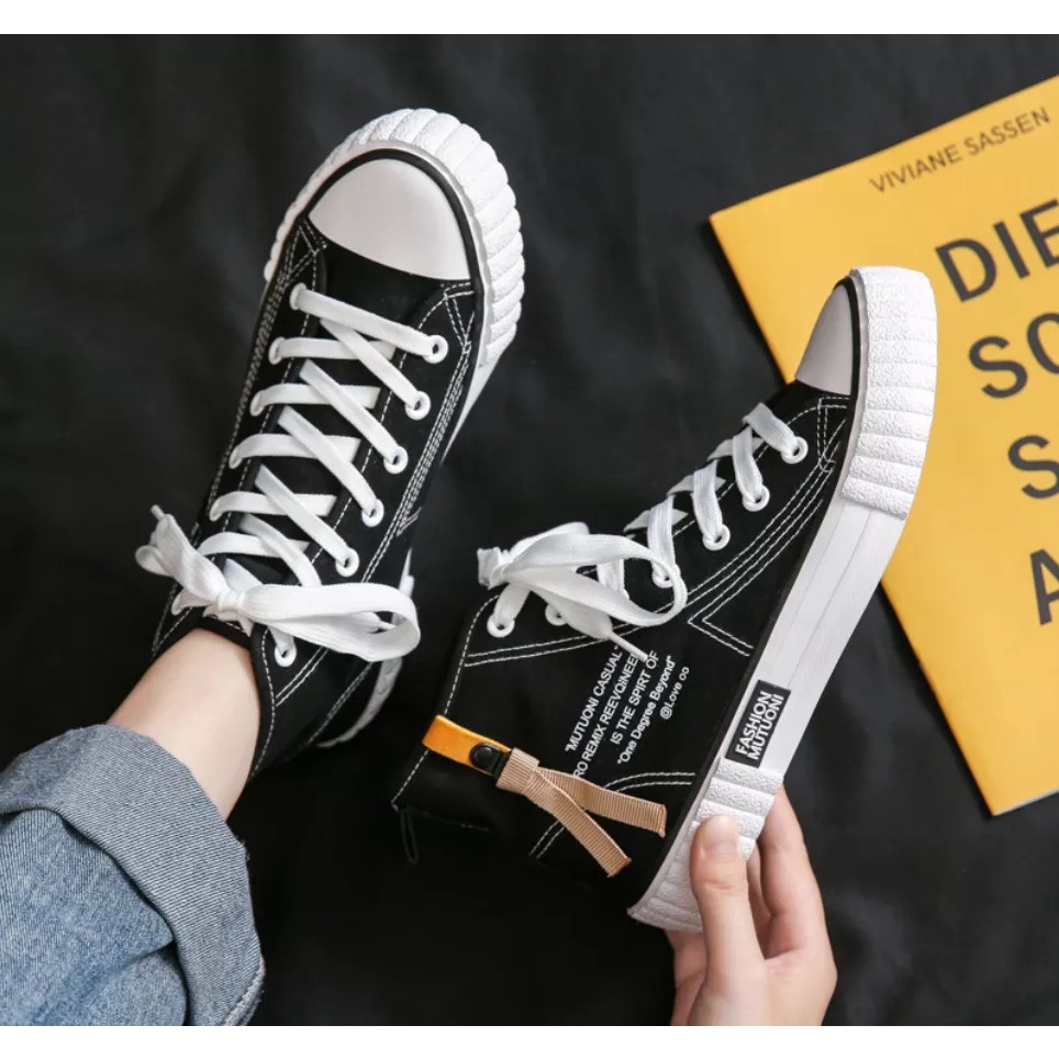 [COD/Bayar ditempat ] R99 Sepatu Sneakers Canvas Wanita Sepatu Wanita Sneakers Wanita Import Premium Quality With Box Viola Shoes DISKON RAMADHAN !!!