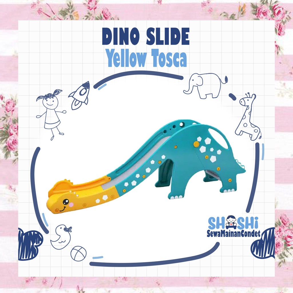 Sewa  Dino Slide Yellow Tosca