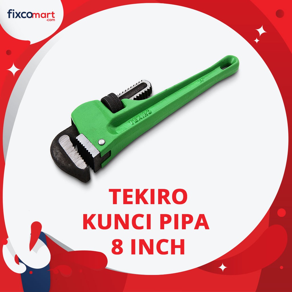 Tekiro Pipe Wrench 8&quot; / Kunci Pipa