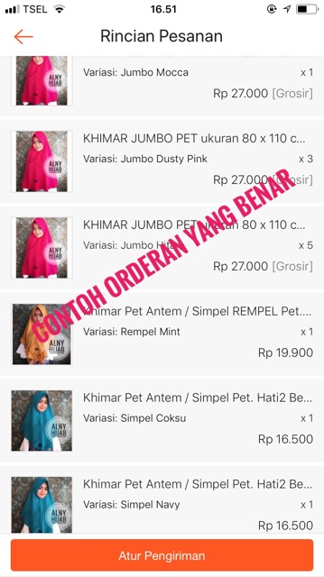 Alny Hijab - Khimar Pet Kombi 2 Tone Yara Instan Kombinasi Ruffle Rempel Susun Tengah 2 Warna Simpel Pet Syari