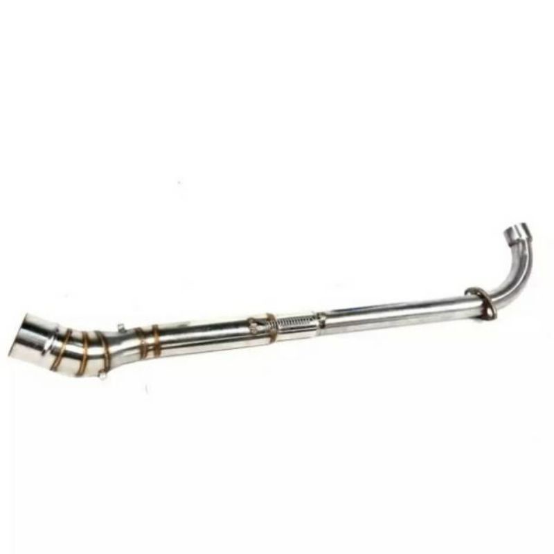 Leher knalpot Absolute Revo, SupraX 125, dan blade d50mm pemasangan pnp
