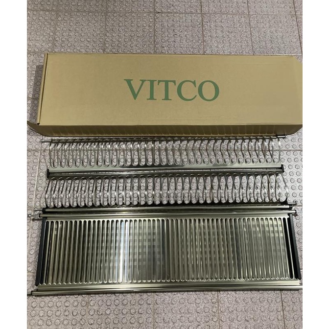 Rak Piring Gantung Stainless 80Cm / Rak Piring Kitchen Set