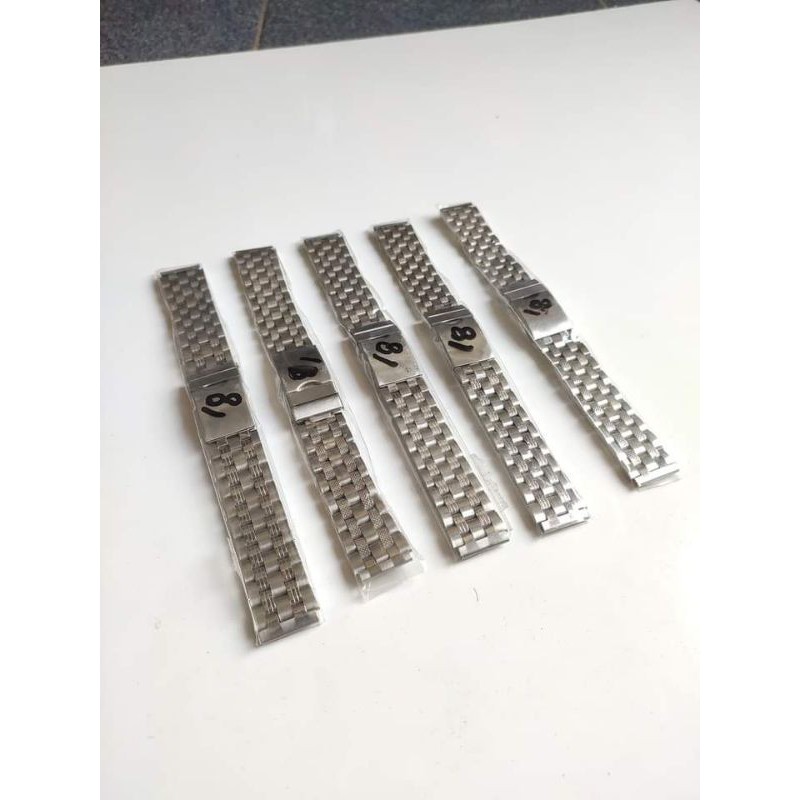 18mm Stainless steel Strap Tali jam Casio Rante Rantai Brecelent