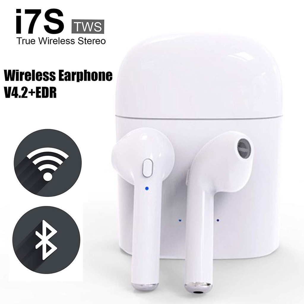 Headset Bluetooth TWS i12 Wireless Handsfree i7s Earphone