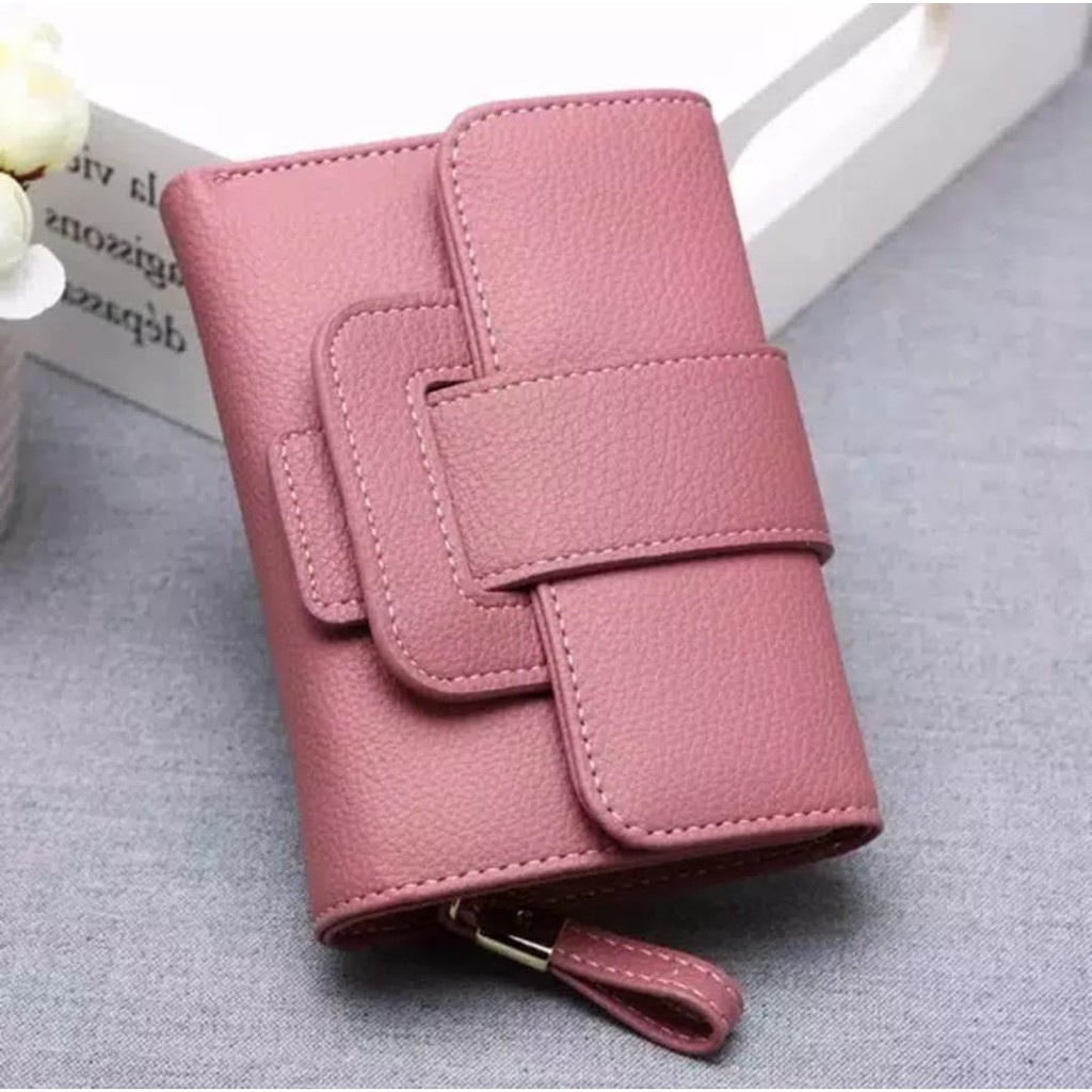 [EMARTSHOP] Dompet Wanita 6018 Tanpa Tali Impor Murah Lipat Kecil Lucu Dan Cantik# C5-3