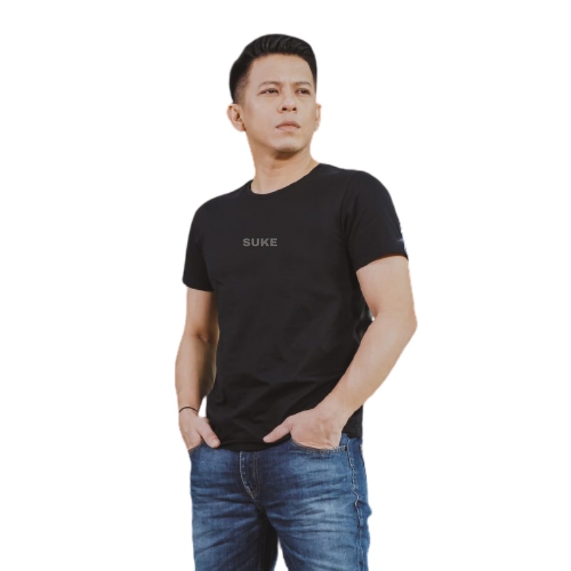 Suke T-Shirt Liltel Teks Mini Black