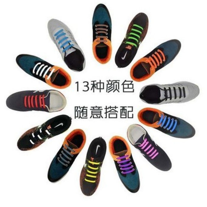 Tali Sepatu Silikon Elastis Premium Trendy Korean Style