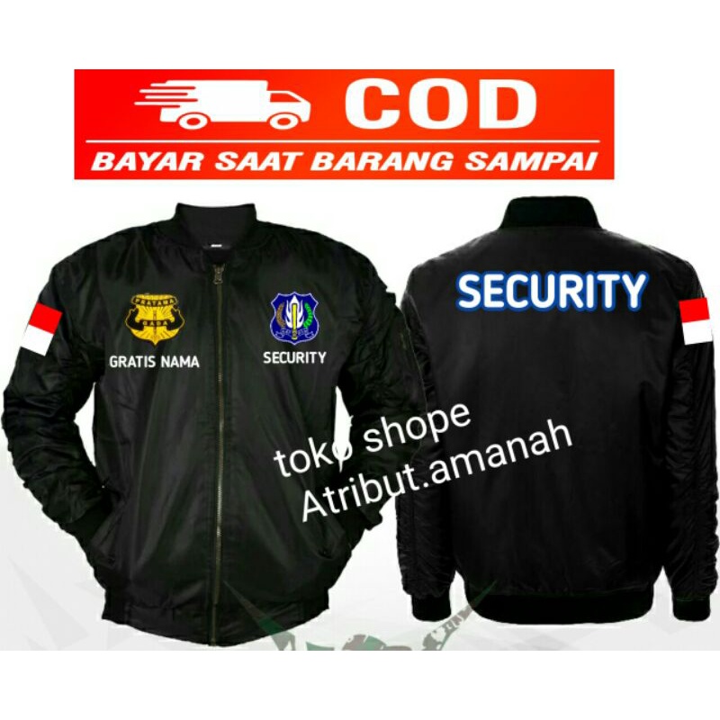 JAKET SECURITY / JAKET BOMBER SECURITY