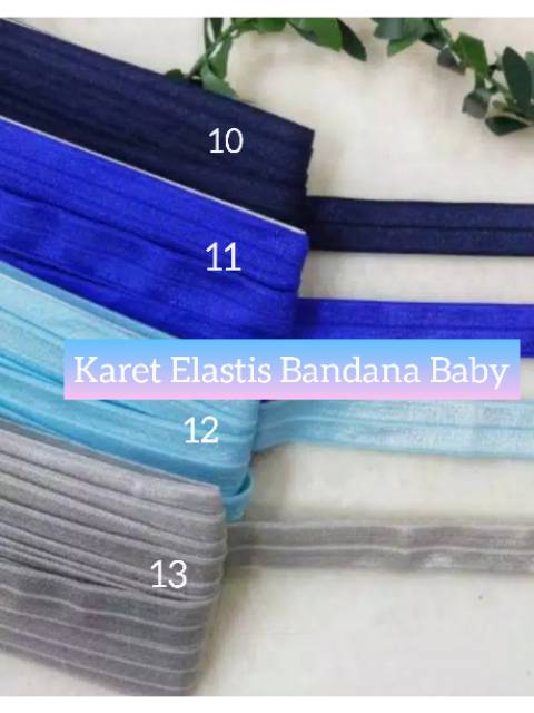 5 YARD - KARET FOE / KARET ELASTIS POLOS BANDANA BABY