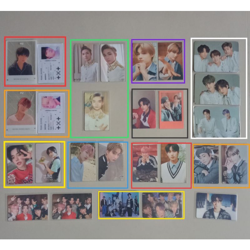 PC photocard beomgyu vr OS tccfoe taehyunvryeonjun escepe ni-ki up ver tc Jake scylla holo sunoo Ody