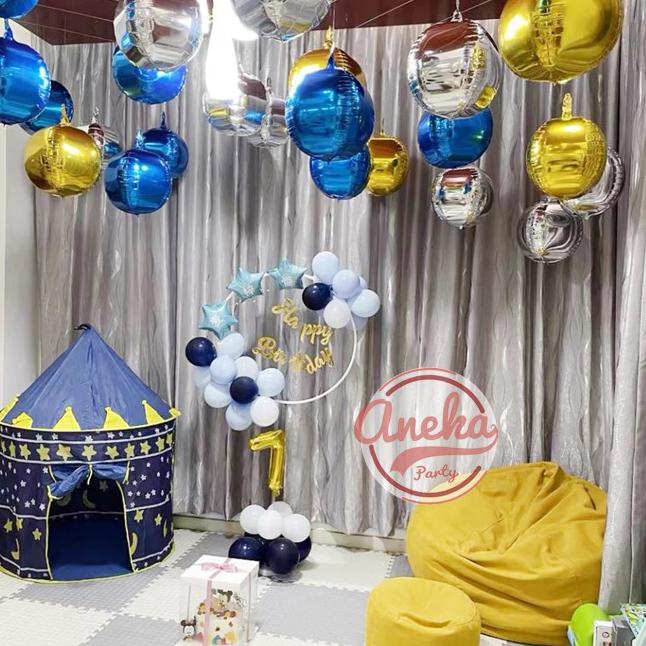 ➤ Tiang Dekorasi Balon Bulat melingkar / Standing Base Balon Holder Ring bulat / standing dekorasi ➮