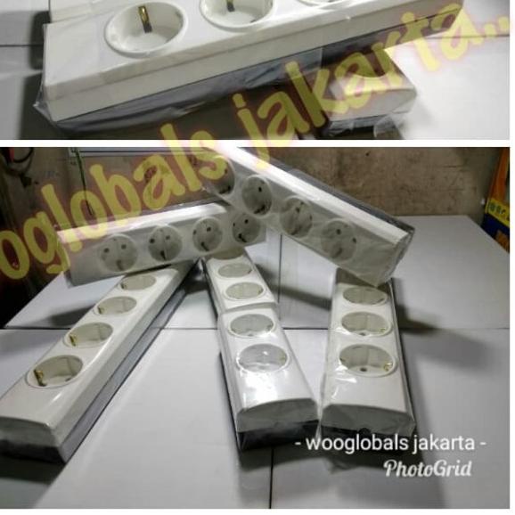 ☞ STOPKONTAK ARDE BROCO 6 LOBANG TERMINAL COLOKAN KUNINGAN ORIGINAL SNI ♀