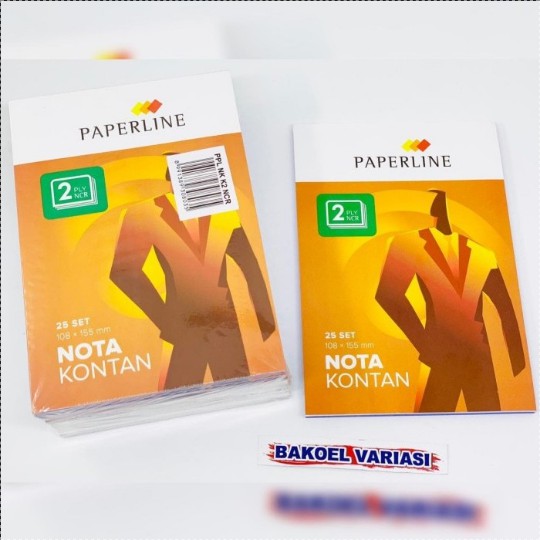 

Nota kontan kecil 2 ply / 2 rangkap paperline
