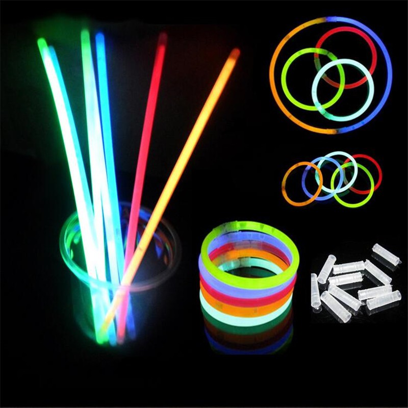 Light Stick 100 pcs/ Glow Stick / GLow In The Dark Stick / Gelang Menyala