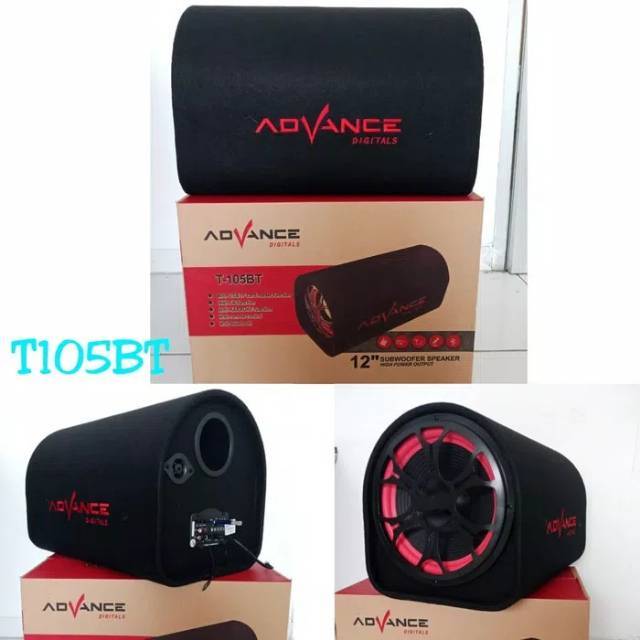 Speaker Bluetooth 12 Inch Advance T 105bt Shopee Indonesia
