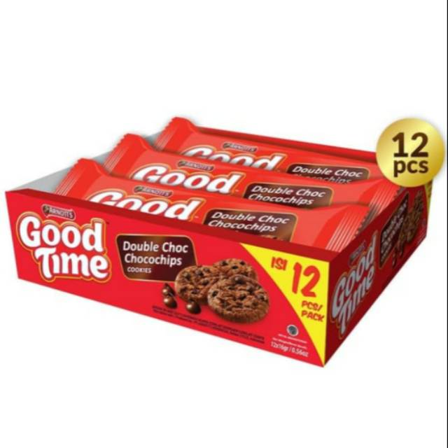 

Good Time Double Choc 1box isi 12pcs @16gr