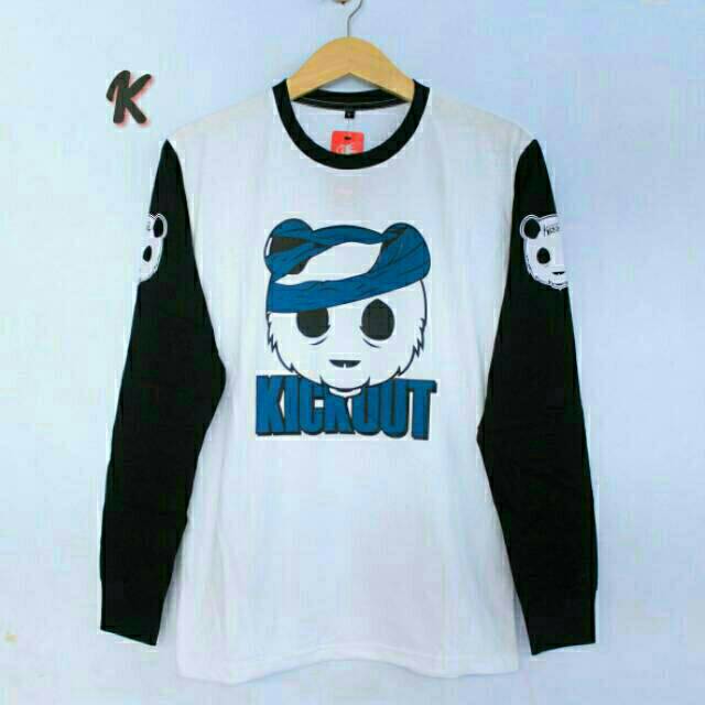 Kaos Distro Pria Lengan Panjang Kickout Apparel Zero Heroes