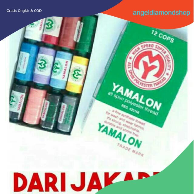 COD Isi 1 pcs - Benang Jahit Yamalon 40/2 500 yard