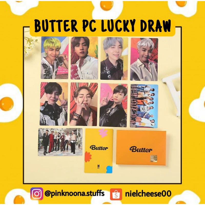 PC BTS BUTTER LUCKY DRAW M2U / SOUNDWAVE / POWER STATION PHOTOCARD