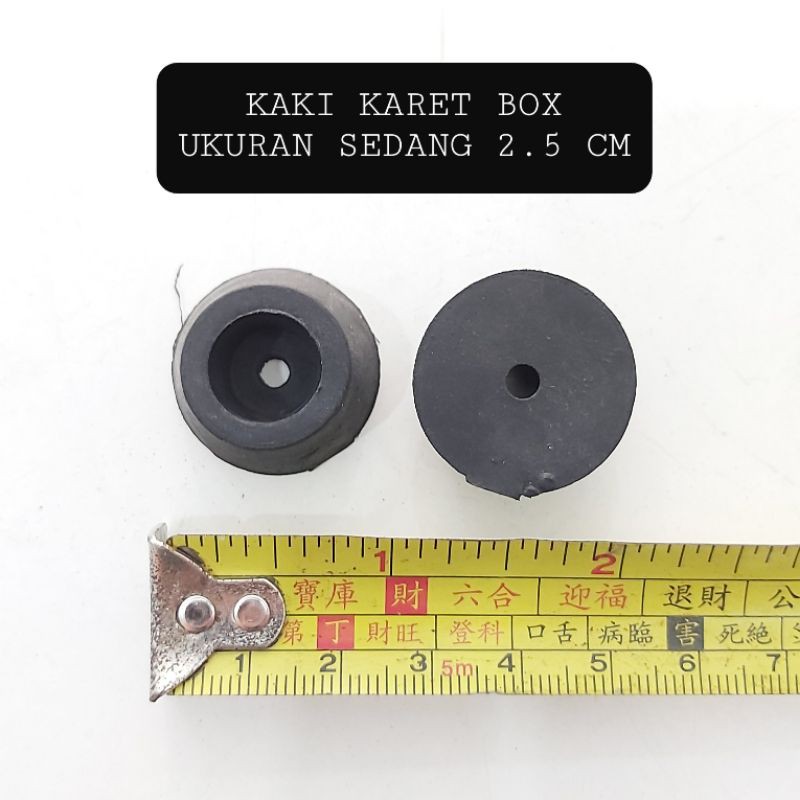 KAKI KARET BOX AMPLIFIER SPEAKER SEDANG 2.5 CM