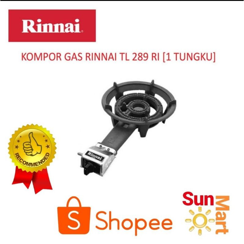 Kompor Rinnai low pressure TL 289RI / kompor komersial restoran TL289RI Cor