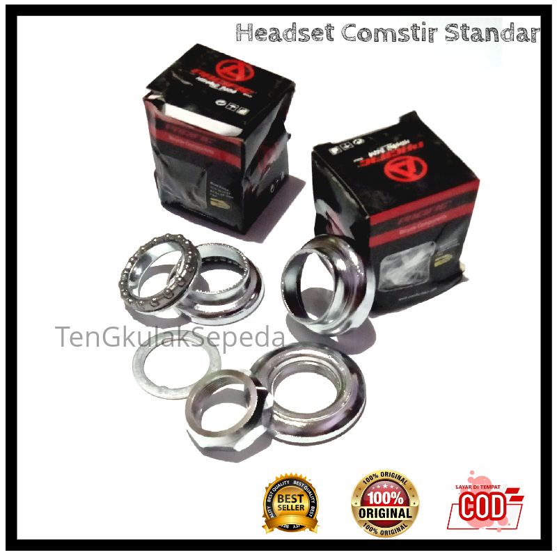 Headset Komstir Standar Com Fork Head part Pacific 22.2 Standar  Sepeda lipat bmx lipat Mini Minion 