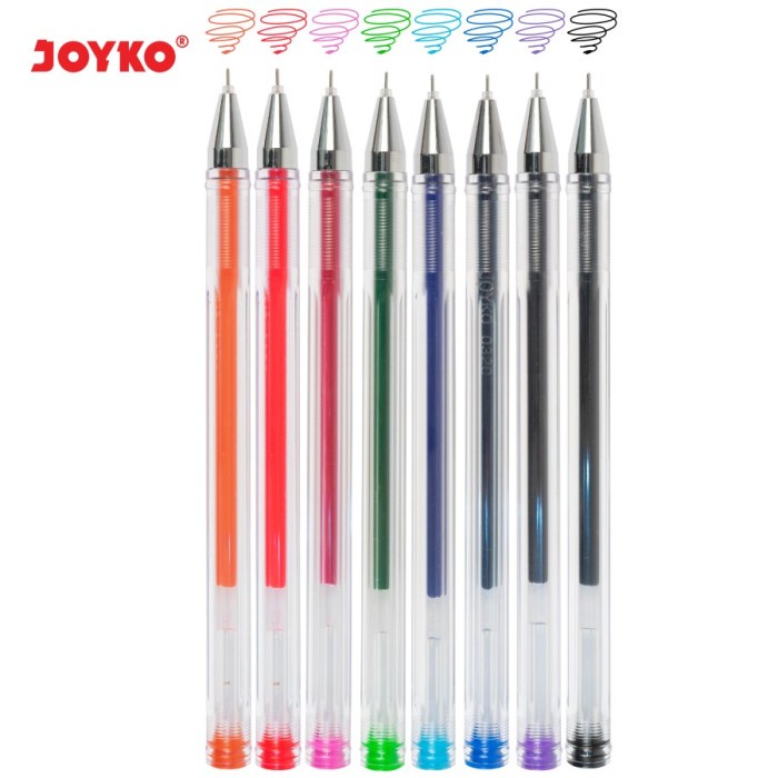 

Sale!!! Color Gel Pen Pulpen Pena Joyko Gpc-325 Itech3 1 Set 8 Warna 0.28 Mm Terbatas