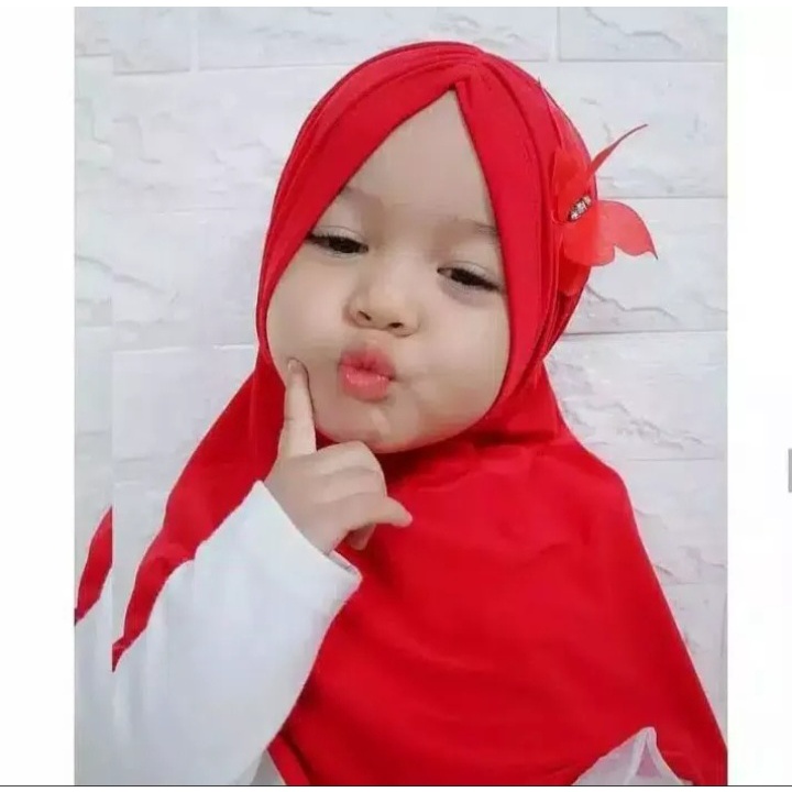 jilbab anak bayi BUTTERFLY/KUPU2