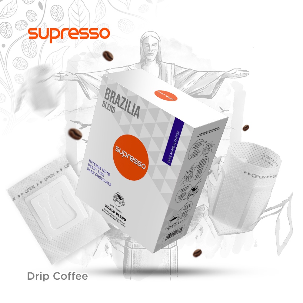 

Supresso Brazilia Blend Drip Coffee