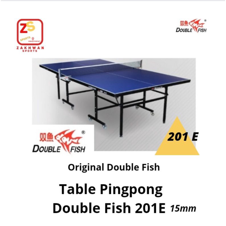 Meja Pingpong Double Fish 201 E 15mm