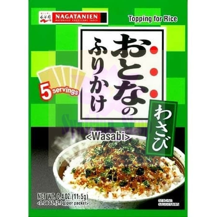 Bumbu Tabur Nasi Nagatanien Otona no Furikake Wasabi 11.5 Gram