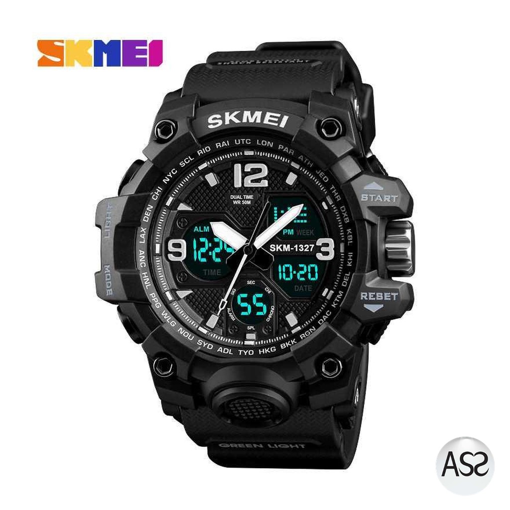 ASS Shop - SKMEI Jam Tangan Digital Analog Pria - 1327