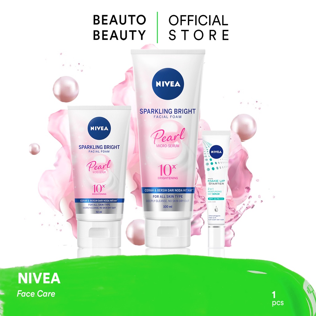 NIVEA Face Care / Jerman Deodorant Roll On Cleansing Micellar Water Body Lotion Facial Essence Serum